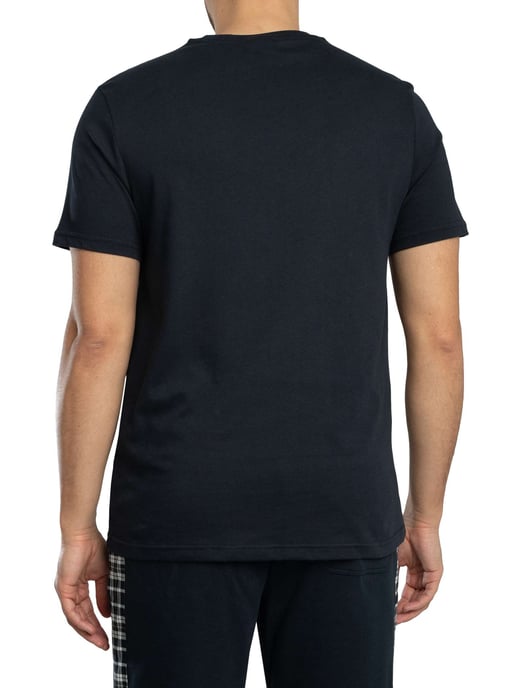 Lyle & Scott Camiseta Con Paneles De Cuadros, Azul - Image 3