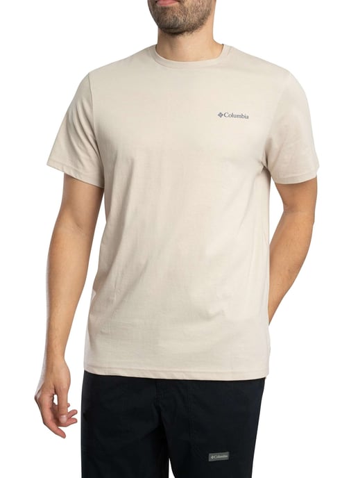 Columbia Camiseta Con Estampado Trasero Para Exteriores CSC, Beige - Image 2