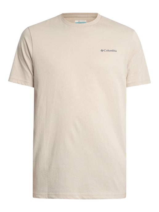 Columbia Camiseta Con Estampado Trasero Para Exteriores CSC, Beige - Image 5