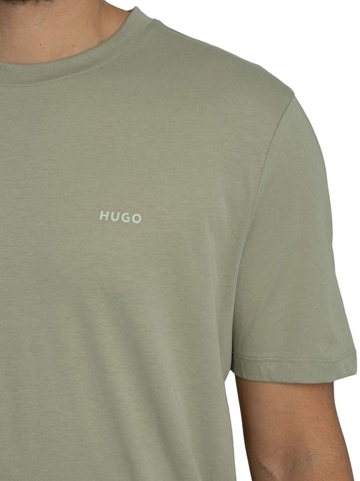 HUGO Camiseta Con Logotipo Dero222, Verde - Image 4