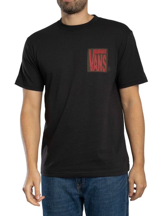 Vans Camiseta Gráfica Elástica Con Espalda Apilada, Negro - Image 2