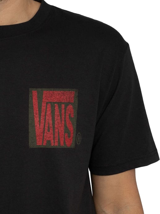 Vans Camiseta Gráfica Elástica Con Espalda Apilada, Negro - Image 4