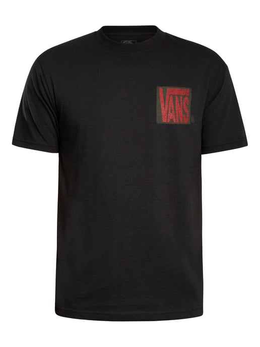 Vans Camiseta Gráfica Elástica Con Espalda Apilada, Negro - Image 5