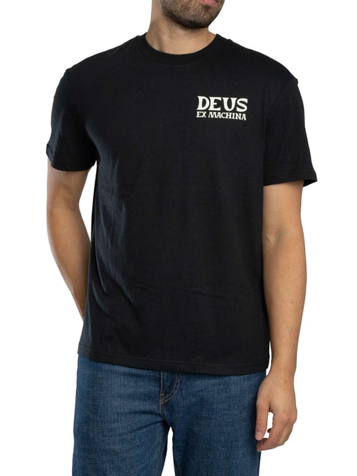 Deus Ex Machina Camiseta Con Gráfico En La Espalda Chinook, Negro - Image 2