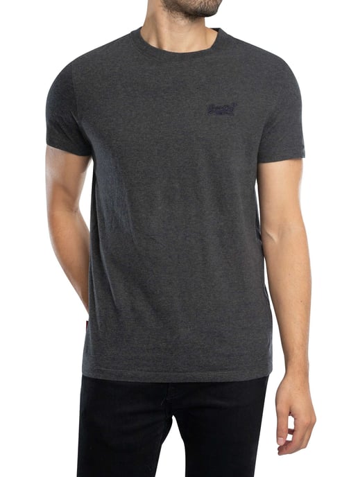 Superdry Camiseta Essential Con Logotipo EMB, Azul - Image 1