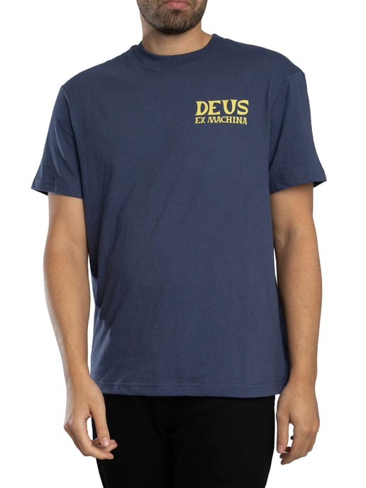 Deus Ex Machina Camiseta Con Gráfico En La Espalda Chinook, Azul - Image 2