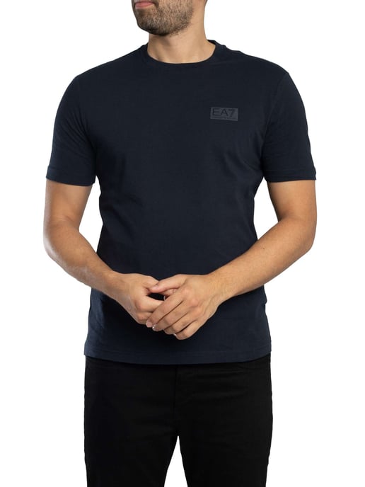EA7 Camiseta Con El Logotipo De Back Box, Azul - Image 2