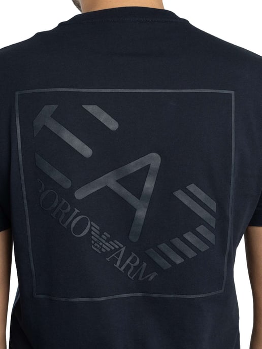 EA7 Camiseta Con El Logotipo De Back Box, Azul - Image 5