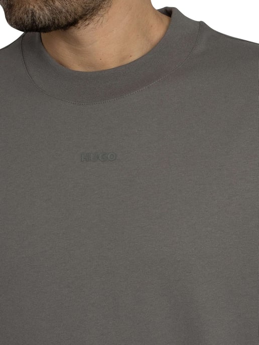 HUGO Camiseta Con Logo De Dapolino, Gris - Image 4