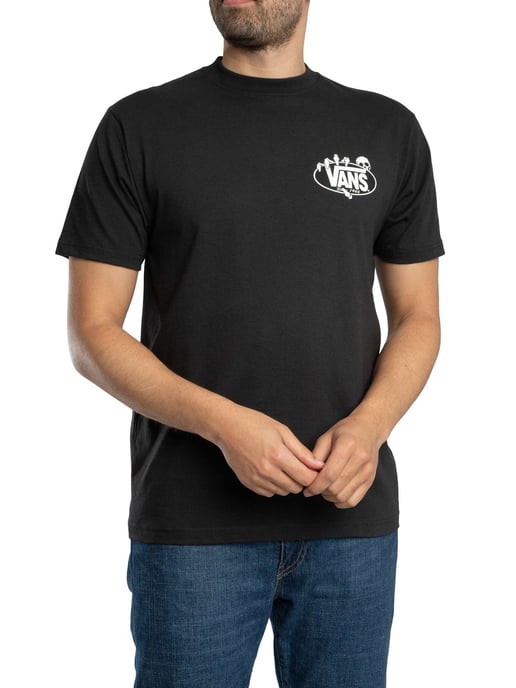 Vans Camiseta Con Estampado En La Espalda, Negro - Image 2