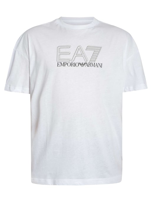 EA7 Camiseta Gráfica Echo, Blanco - Image 5