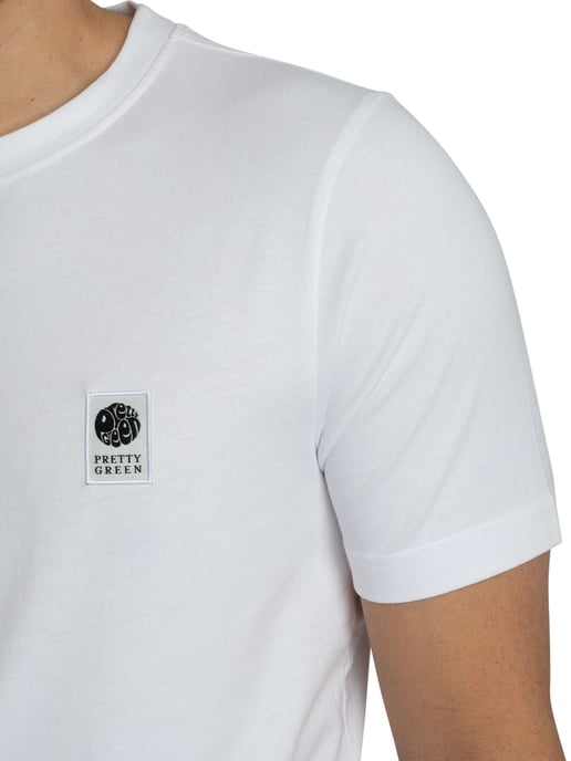 Pretty Green Camiseta Sinclair, Blanco - Image 4