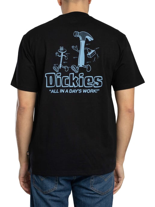 Dickies Camiseta Gráfica Con Espalda Fairland, Negro - Image 3