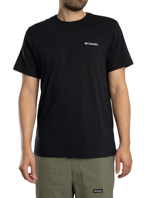 Columbia Camiseta Deportiva Con Estampado En La Espalda, Negro - Image 1