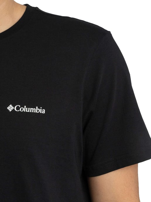 Columbia Camiseta Deportiva Con Estampado En La Espalda, Negro - Image 4