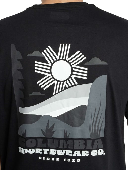 Columbia Camiseta Deportiva Con Estampado En La Espalda, Negro - Image 5