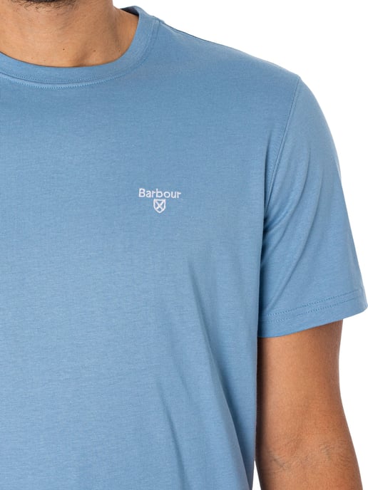 Barbour Camiseta Deportiva Esencial A Medida, Azul - Image 4