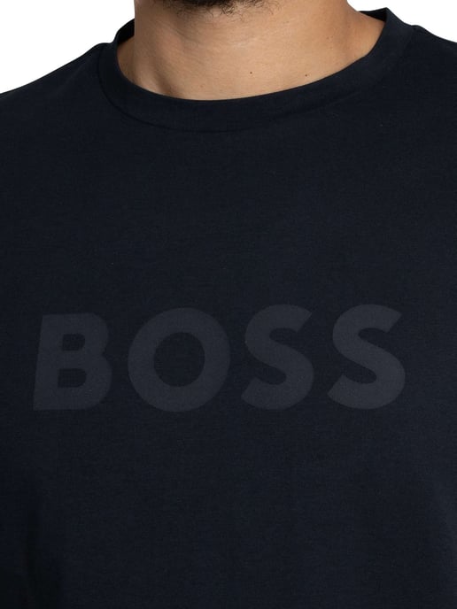 BOSS Camiseta Con Logo Te, Azul - Image 4