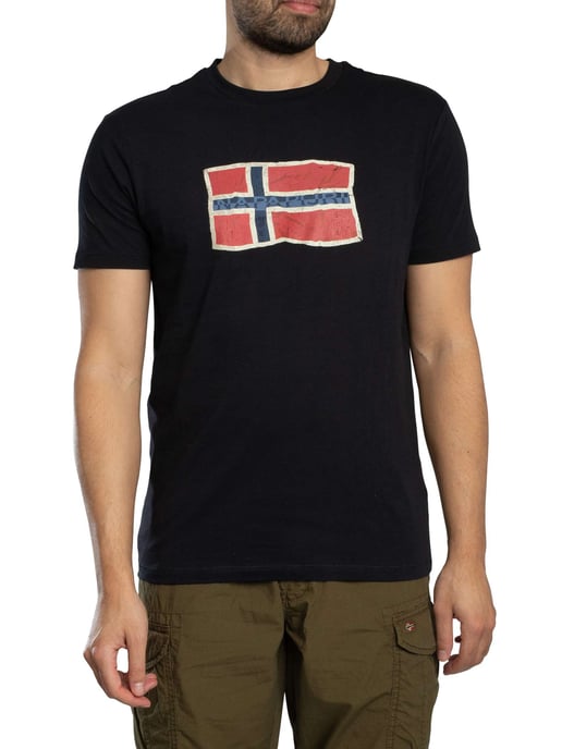 Napapijri Camiseta Gráfica Mahsa, Negro - Image 2