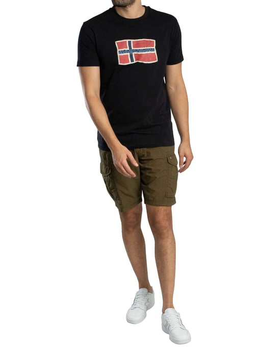 Napapijri Camiseta Gráfica Mahsa, Negro - Image 5