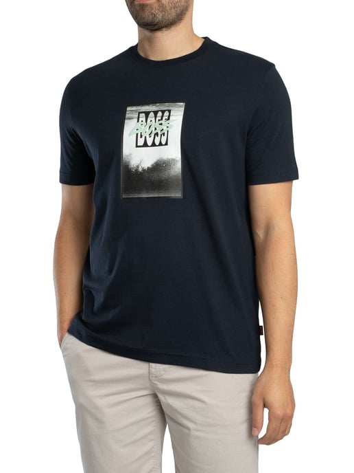 BOSS Camiseta Gráfica Te Dj, Azul - Image 2
