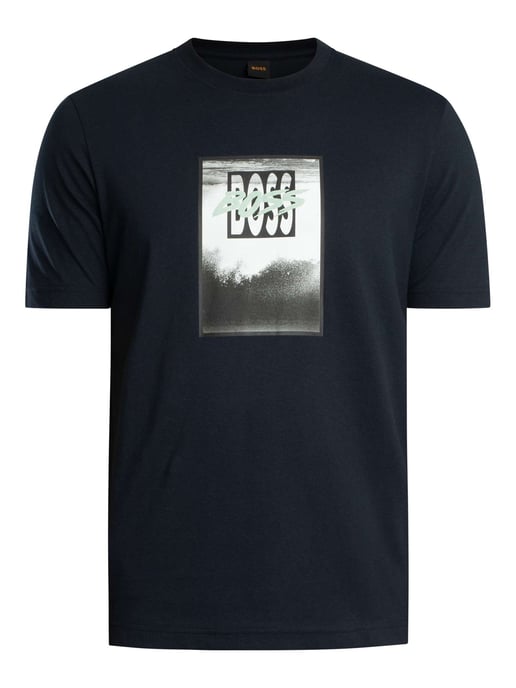 BOSS Camiseta Gráfica Te Dj, Azul - Image 5