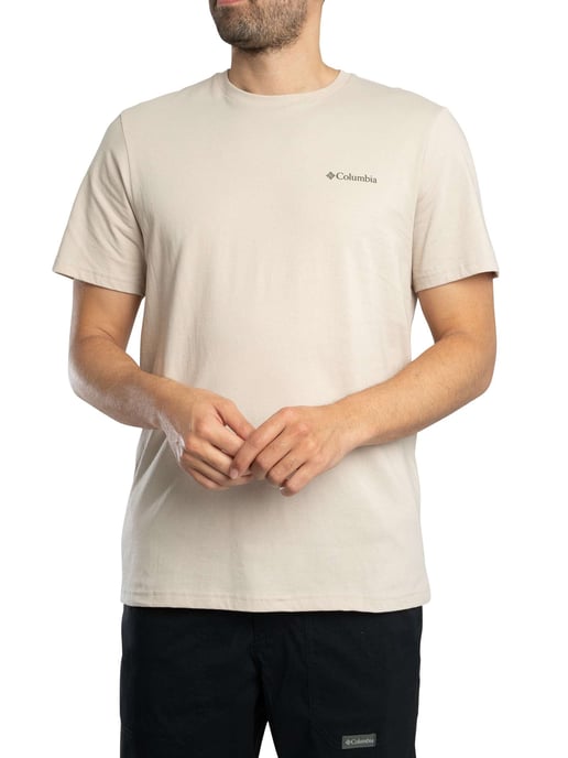 Columbia Camiseta Deportiva Con Estampado En La Espalda, Beige - Image 2