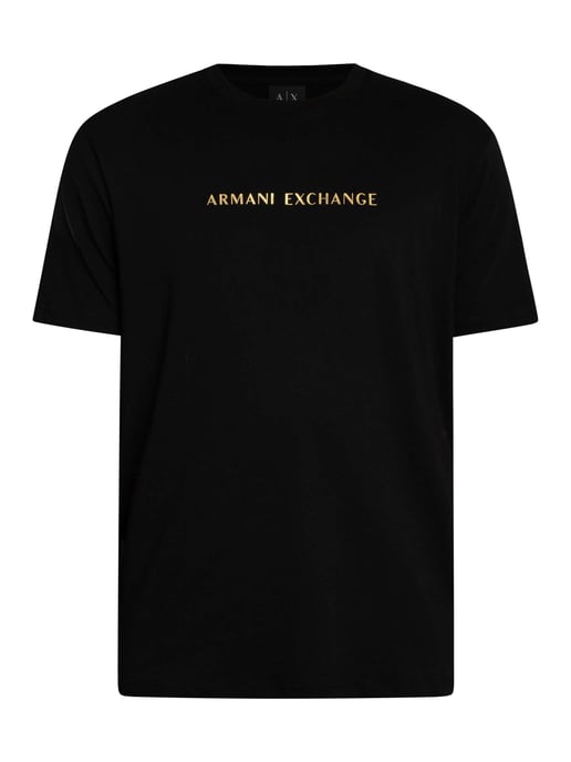 Armani Exchange Camiseta Con El Logo Del Centro, Negro - Image 5
