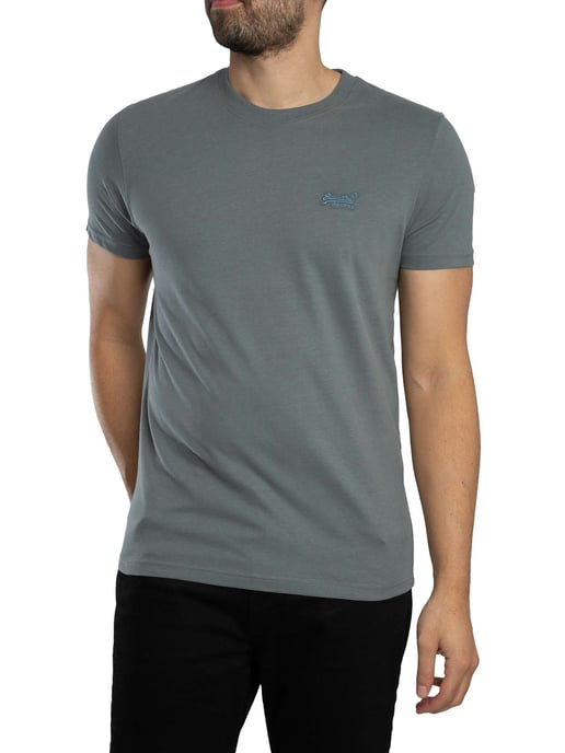 Superdry Camiseta Essential Con Logotipo EMB, Gris - Image 2
