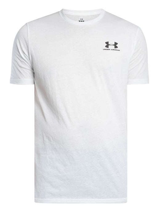 Under Armour Camiseta Holgada Con Logo En El Pecho Izquierdo, Blanco - Image 5