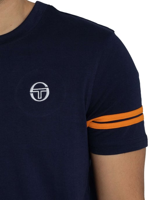 Sergio Tacchini Camiseta De La Tripulación De Grello, Azul - Image 4