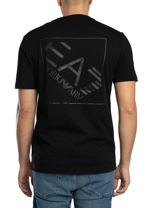 EA7 Camiseta Con El Logotipo De Back Box, Negro - Image 3