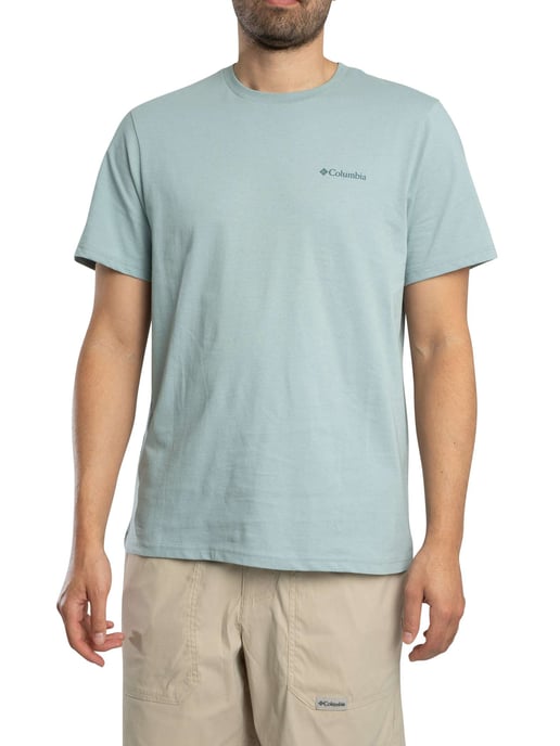 Columbia Camiseta Con Logo En La Espalda, Verde - Image 1