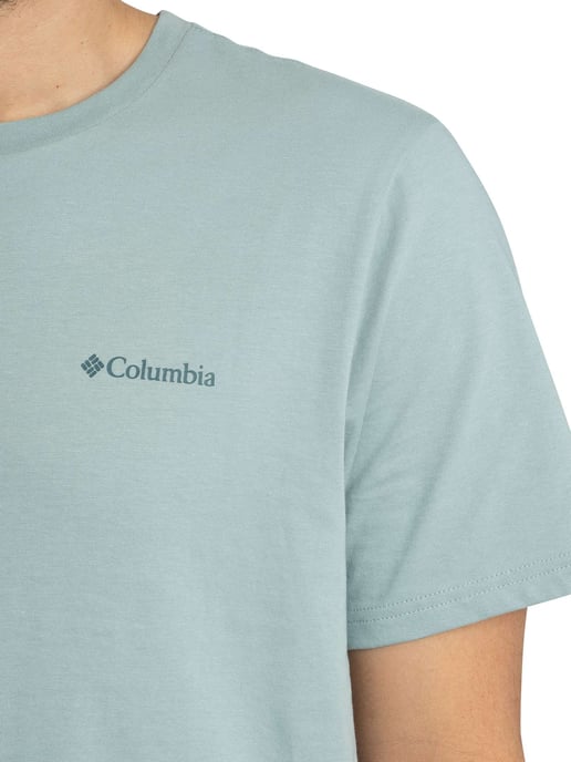 Columbia Camiseta Con Logo En La Espalda, Verde - Image 4