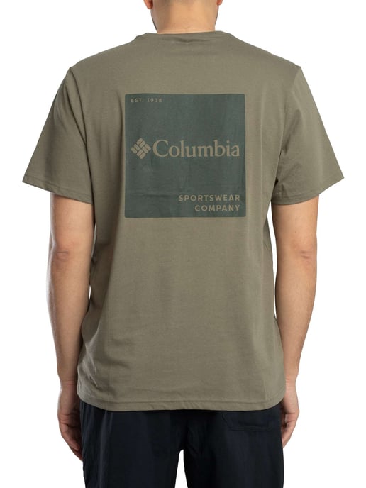 Columbia Camiseta Con Logo En La Espalda, Verde - Image 3