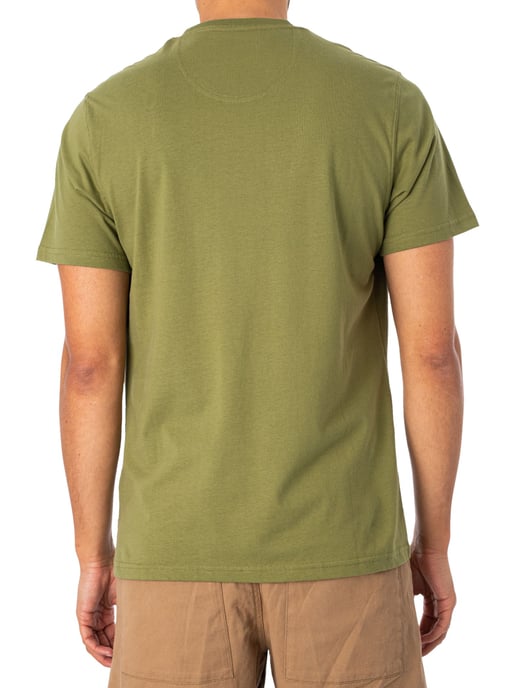Barbour Camiseta Deportiva A Medida, Verde - Image 3