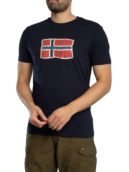 Napapijri Camiseta Gráfica Mahsa, Azul - Image 2