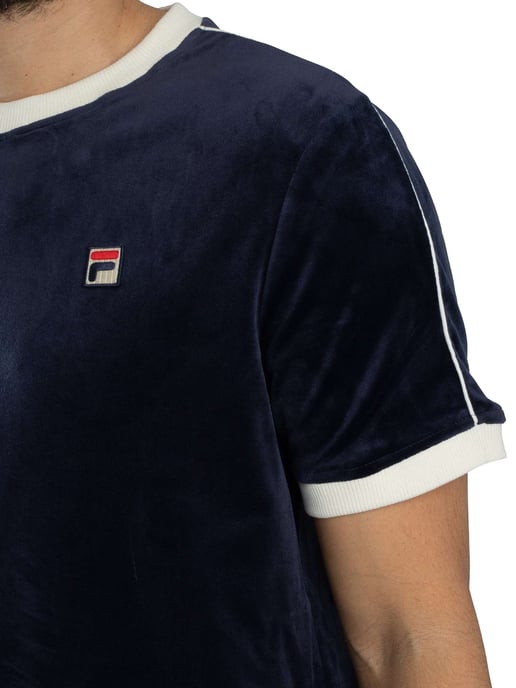 Fila Camiseta De Terciopelo Basilio, Azul - Image 4