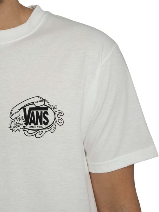 Vans Camiseta Gráfica Hot Lines Back, Blanco - Image 4