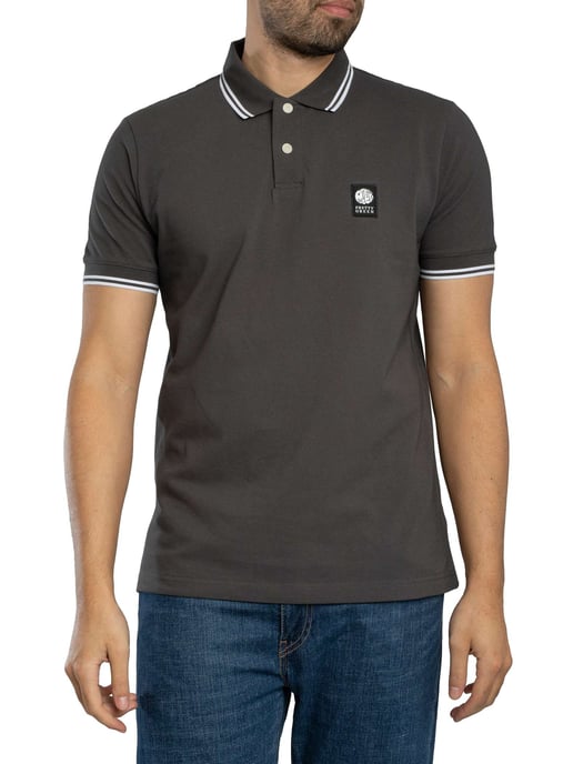 Pretty Green Polo Rayner, Gris - Image 1