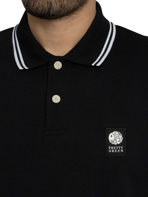 Pretty Green Polo Rayner, Negro - Image 4