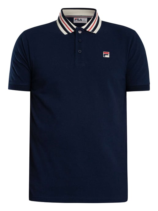 Fila Polo Básico Con Cinta Achille Heritage, Azul - Image 5
