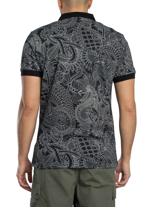 Pretty Green Polo Lineal De Resonancia, Negro - Image 3
