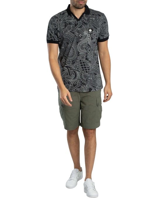 Pretty Green Polo Lineal De Resonancia, Negro - Image 5