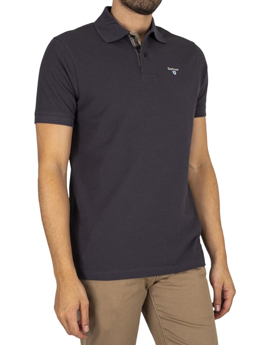 Barbour Polo De Piqué De Tartán, Azul - Image 2