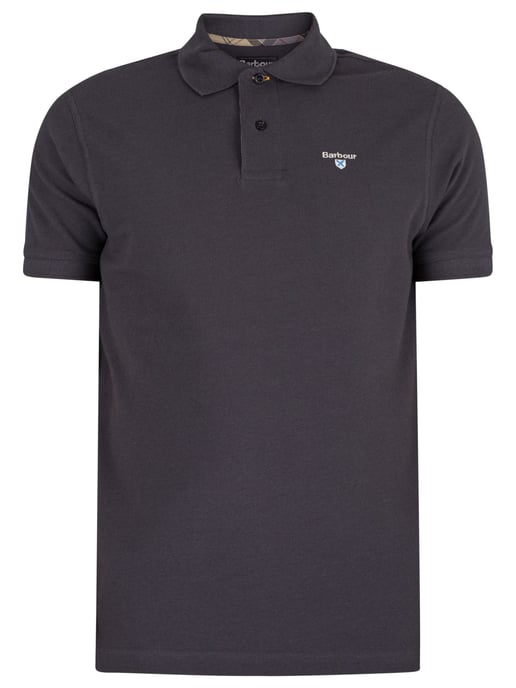 Barbour Polo De Piqué De Tartán, Azul - Image 5