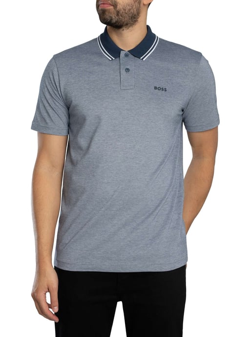 BOSS Polo Peoxford, Azul - Image 2
