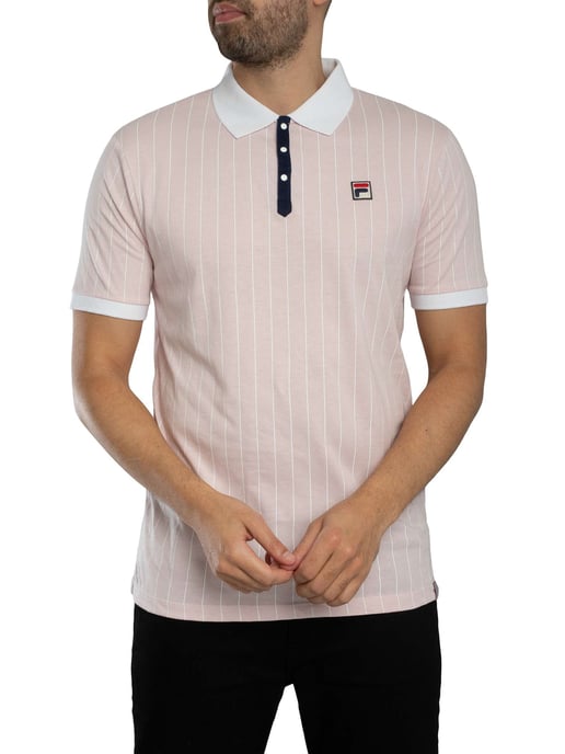 Fila Polo Clásico De Rayas Vintage, Rosado - Image 2