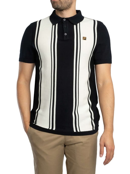 Fila Polo De Punto Estilo Boliche Buddy, Negro - Image 2
