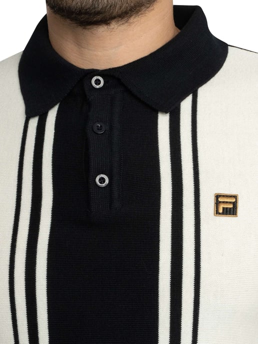 Fila Polo De Punto Estilo Boliche Buddy, Negro - Image 4